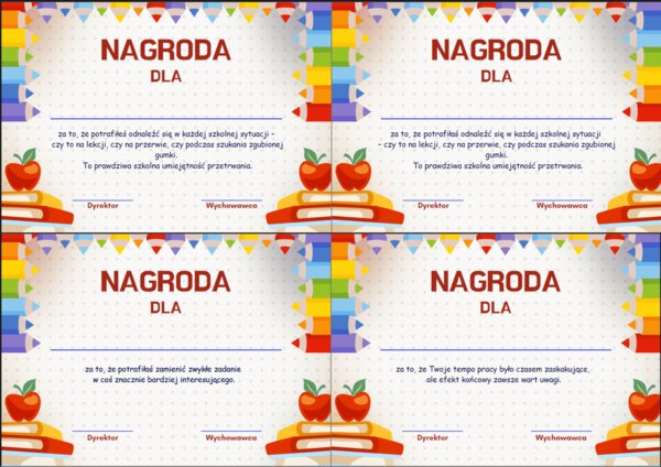 Wklejki na zakończenie roku