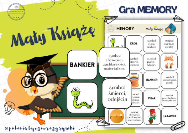 Memory. Mały Książę. Gra dydaktyczna