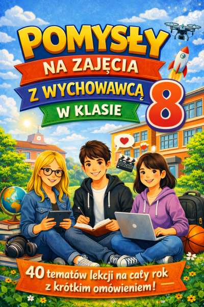 Klasa 8 - godziny wychowawcze | 40 tematów z krótkim omówieniem (plan na cały rok) | lekcje wychowawcze (DOCX)