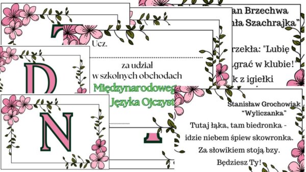 Międzynarodowy Dzień Języka Ojczystego - projekt, gazetka, dekoracja