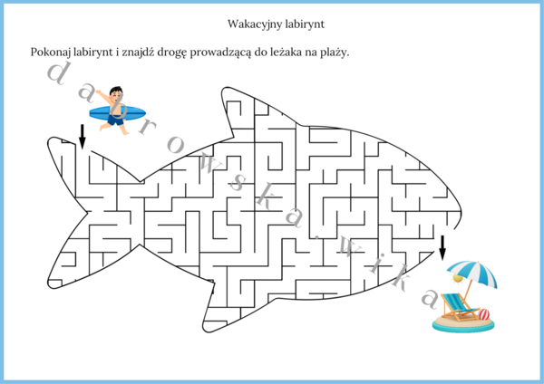 Wakacyjny labirynt