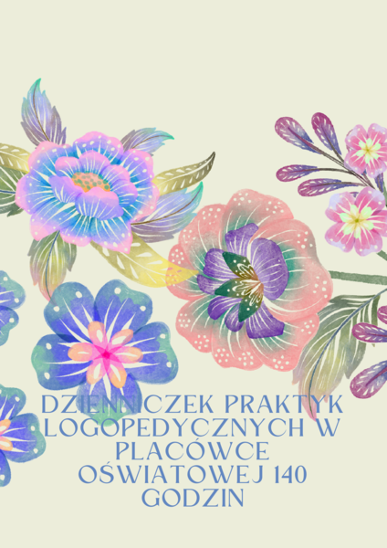 Dzienniczek praktyk logopedycznych