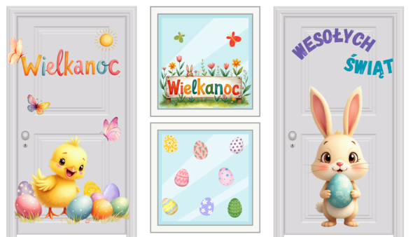 Ozdoby wielkanocne i wiosenne do szkoły i przedszkola/możliwość własnej aranżacji