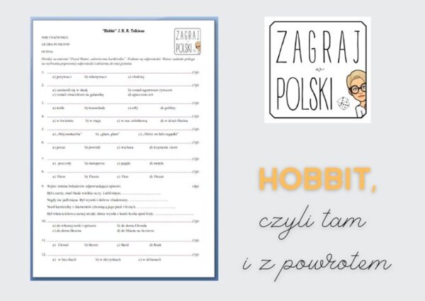 Kartkówka odwrócona - "Hobbit"