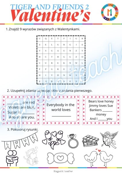 Valentine's Tiger and friends 2