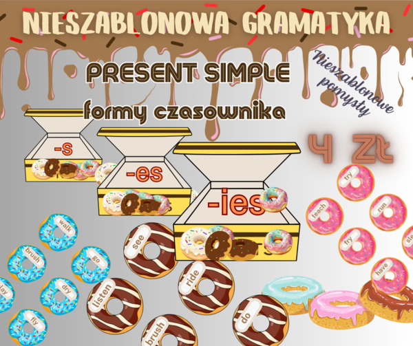 Nieszablonowa gramatyka -zestaw 2 Present Simple