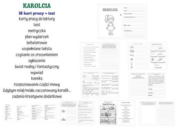 Karolcia - karty pracy