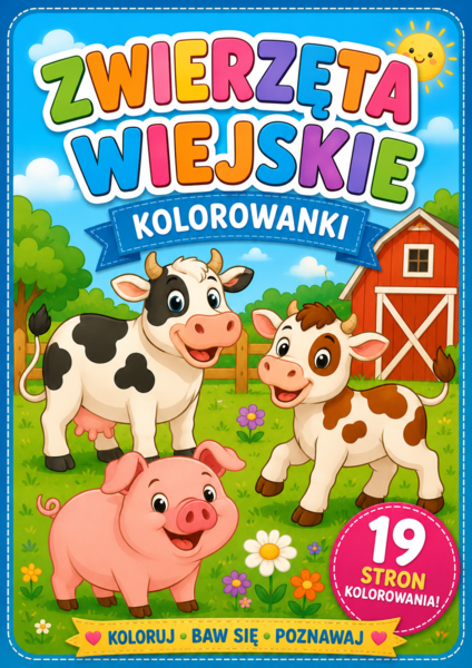 Kolorowanki Zwierzęta Wiejskie.