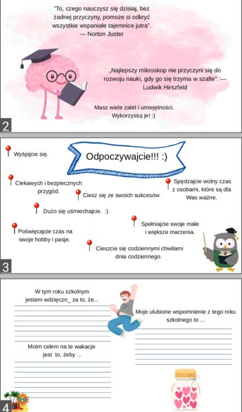 Godzina wychowawcza. Podsumowanie. Rewalidacja.