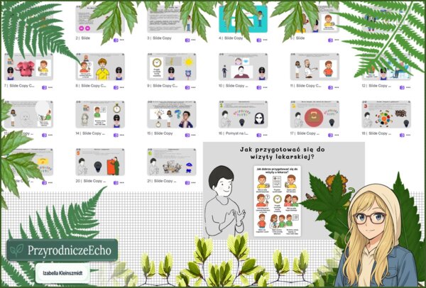Prezentacja multimedialna w genial.ly „Jak przygotować się do wizyty lekarskiej?”. Edukacja zdrowotna. Klasa 4. Dział „Moje zdrowie”.