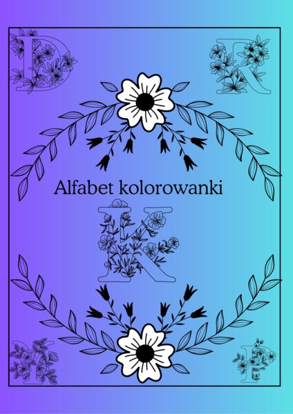 Alfabet kolorowanka