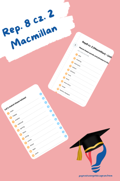 Repetytorium Ósmoklasisty cz. 2 (Macmillan) – Unit 9 (1) – Vocabulary – kartkówka - krzyżówka GRATIS!