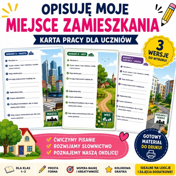 Opisuję moje miejsce zamieszkania