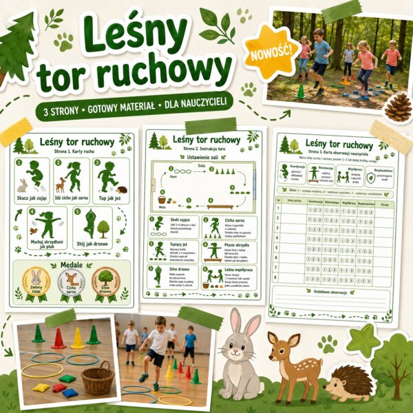 Leśny tor ruchowy