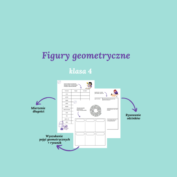 Figury geometryczne - pojęcia geometryczne, mierzenie długości, rysowanie odcinków,