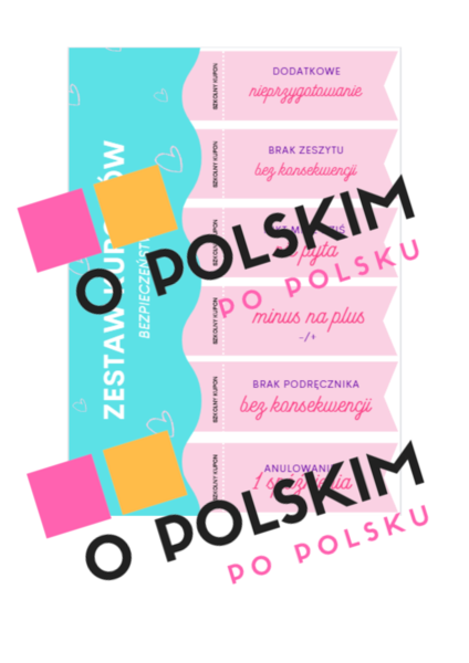 Kupony bezpieczeństwa - NEW! HIT!