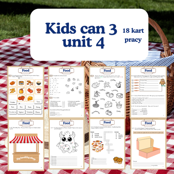 Kids can 3 unit 4 - Food