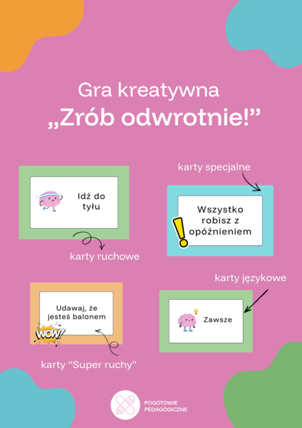 „Zrób odwrotnie!” – gra, która rozrusza ciało i umysł dziecka!