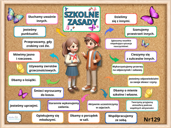 SZKOLNE ZASADY / KLASOWE ZASADY - gazetka