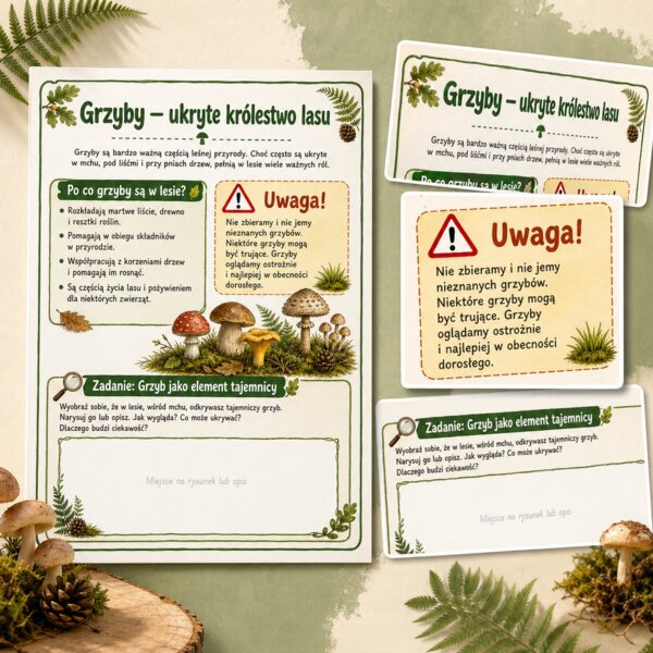 Grzyby - ukryte królestwo lasu