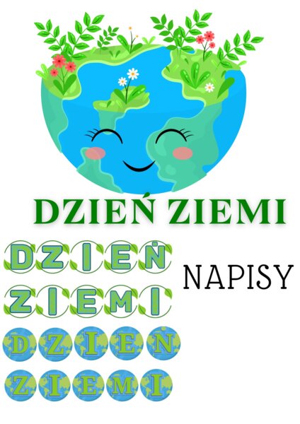 DZIEŃ ZIEMI - NAPISY