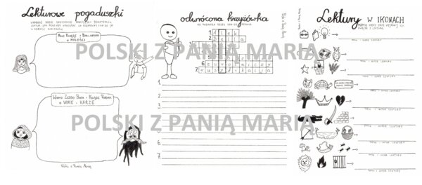 LEKTURY KL.8 graficzne karty pracy