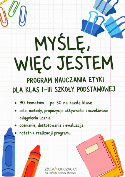 Etyka program nauczania klasy 1-3