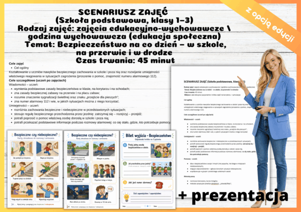 Bezpieczeństwo na co dzień scenariusz zajęć dla klas 1–3