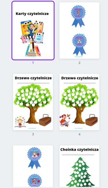 Karty czytelnicze i medale