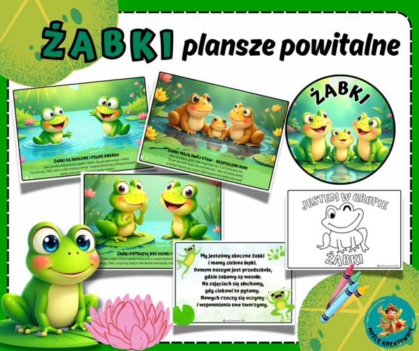 ŻABKI - plansze powitalne