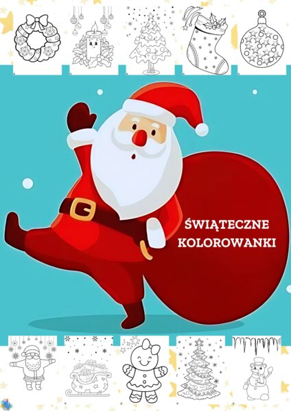 ŚWIĄTECZNE KOLOROWANKI