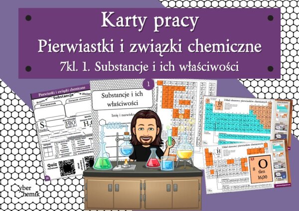 Karty pracy- Klasa 7. Chemia – Pierwiastki i związki chemiczne​