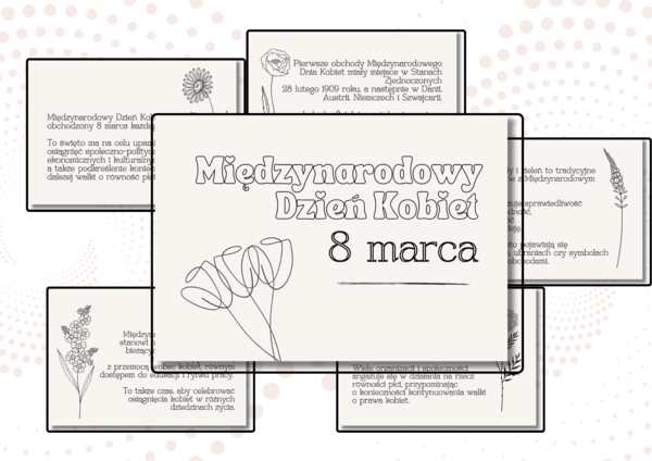 Gazetka na tablicę - Międzynarodowy Dzień Kobiet