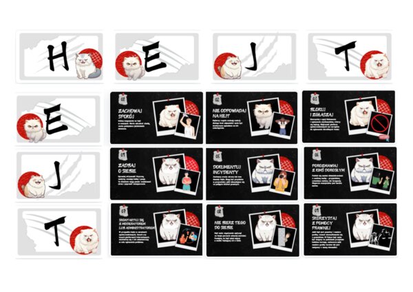 Gazetka szkolna na temat HEJTU - Tytuł gazetki: HEJT - Jak sobie radzić? Proste kroki