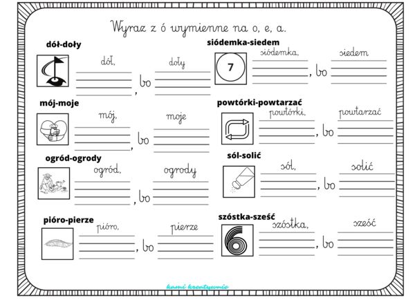 Słowniczek ortograficzny