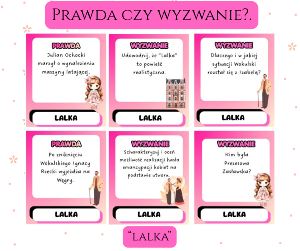 Prawda czy wyzwanie - "Lalka" Bolesława Prusa