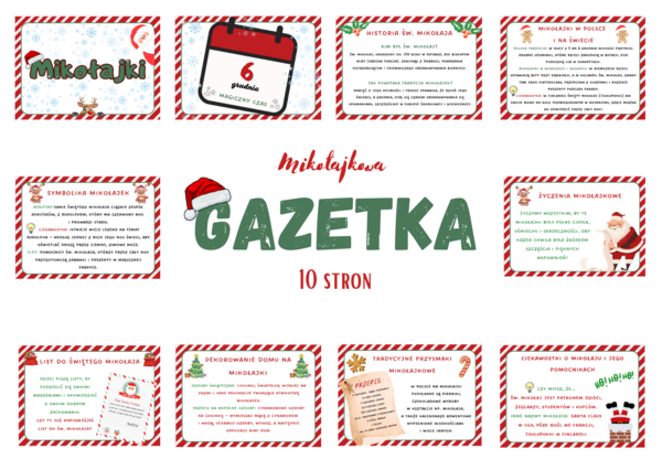 Mikołajkowa GAZETKA/ Mikołajki 6 Grudnia