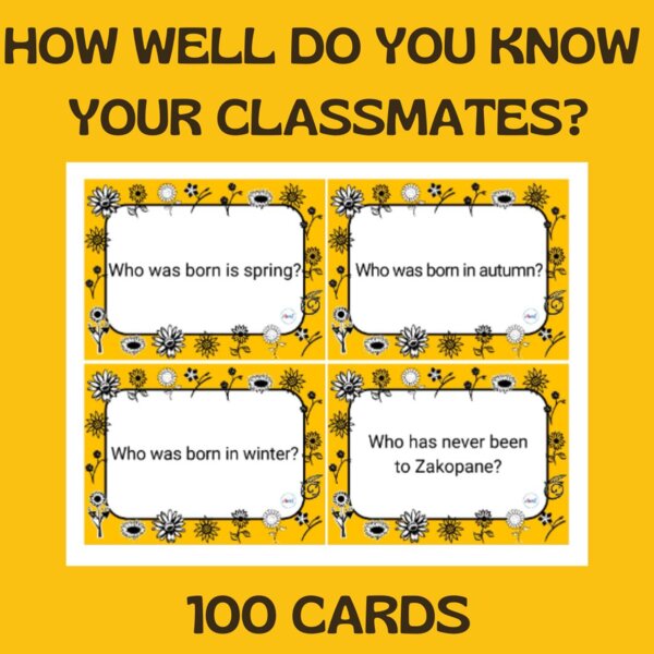 HOW WELL DO YOU KNOW YOUR CLASSMATES?