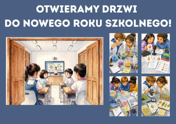 Otwieramy drzwi do nowego roku szkolnego! – gazetki szkolne