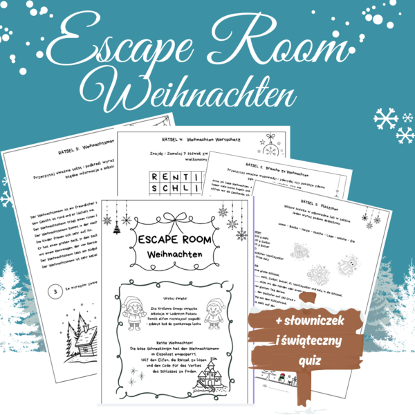 Weihnachten Escape Room język niemiecki