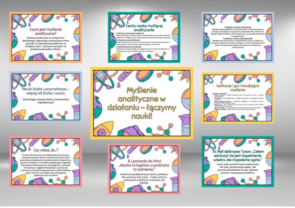 Gazetka o myśleniu analitycznym "Kształtowanie myślenia analitycznego"