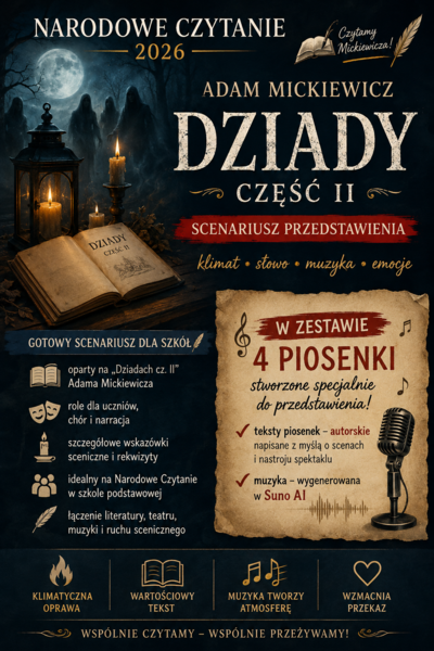 Narodowe Czytanie 2026 wersja inscenizowana z piosenkami