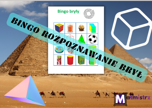 BINGO - gra dotycząca brył