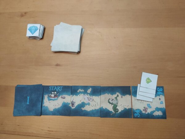 Wyspa skarbów - gra z dzieleniem z resztą