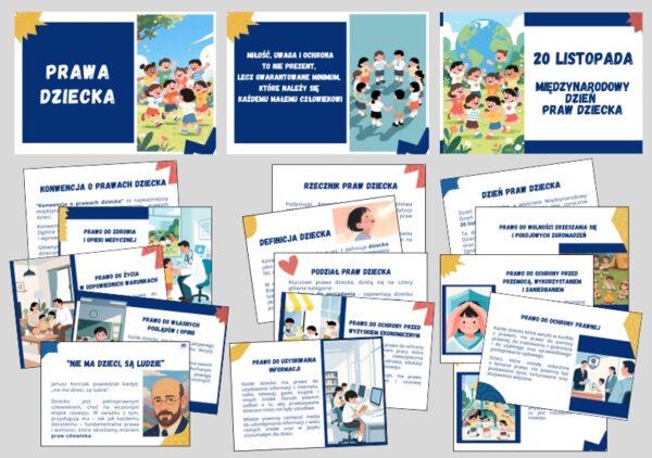 Prawa dziecka - gazetka / prezentacja na Dzień Praw Dziecka