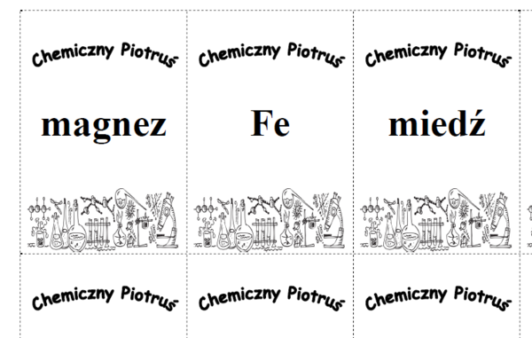 Chemia. Chemiczny Piotruś
