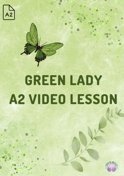 🌿 Green Lady – Lekcja wideo + Ćwiczenia (Poziom A2) angielski A2, wideo lekcja, słownictwo, green lady, listening exercise, ESL, EFL, English for teens, filmik edukacyjny, zadania do oglądania, klucz odpowiedzi, lekcja online, słownictwo temat przyroda, 