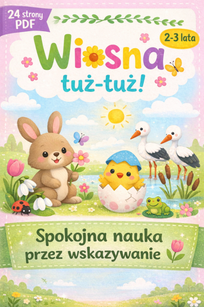 Wiosna tuż‑tuż! – Zestaw kart obserwacyjnych dla maluchów (2–3 lata)