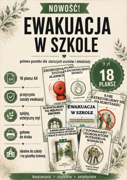 📢EWAKUACJA W SZKOLE 📢
