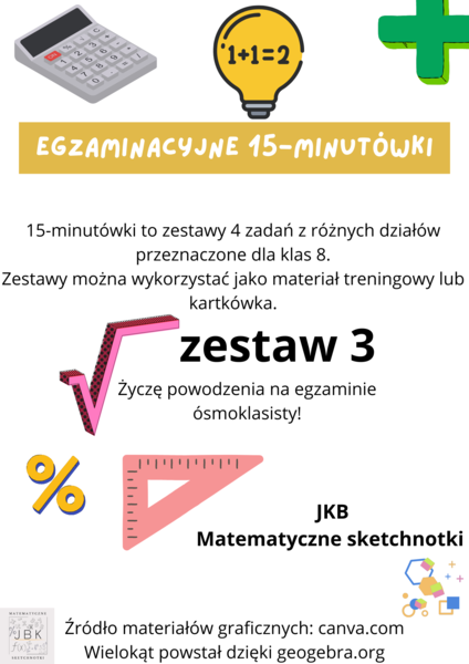 Zestaw 3 Egzaminacyjne 15-minutówki